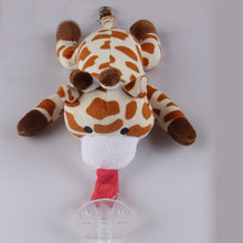 Load image into Gallery viewer, 1Pc Cute Baby Cartoon Dummy Pacifier Chain Clips Newborn Plush Animal Toys Toddler Soother Nipples Holder (not include Pacifier)