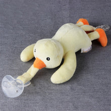 Load image into Gallery viewer, 1Pc Cute Baby Cartoon Dummy Pacifier Chain Clips Newborn Plush Animal Toys Toddler Soother Nipples Holder (not include Pacifier)
