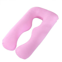 Load image into Gallery viewer, New Support Sleeping Pillow For Pregnant Women Body Cotton Pillowcase U Maternity Form Pillows Pregnancy Side Bed Suit No Filler