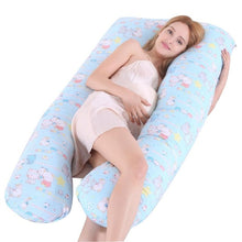 Load image into Gallery viewer, New Support Sleeping Pillow For Pregnant Women Body Cotton Pillowcase U Maternity Form Pillows Pregnancy Side Bed Suit No Filler