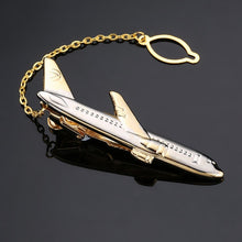 Load image into Gallery viewer, DY New and high quality laser engraving tie clip  fashion style  gold  silver and black men's business tie pin Free Delivery